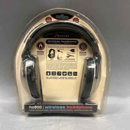 New Sentry ho800 Wireless Stereo Headset Black H0800