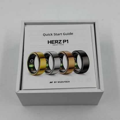 WUZUTECH Herz P1 Smart Ring Silver Spark Size 10