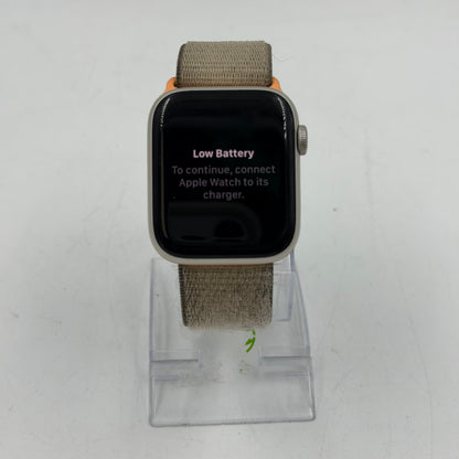Unlocked Apple Watch SE 2 Gen 44MM Starlight Aluminum Aftermarket Band MNPX3LL/A