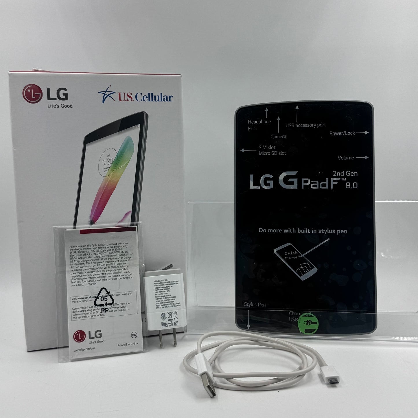 New WiFi Only LG G PadF 2nd Gen 16GB Black UK495