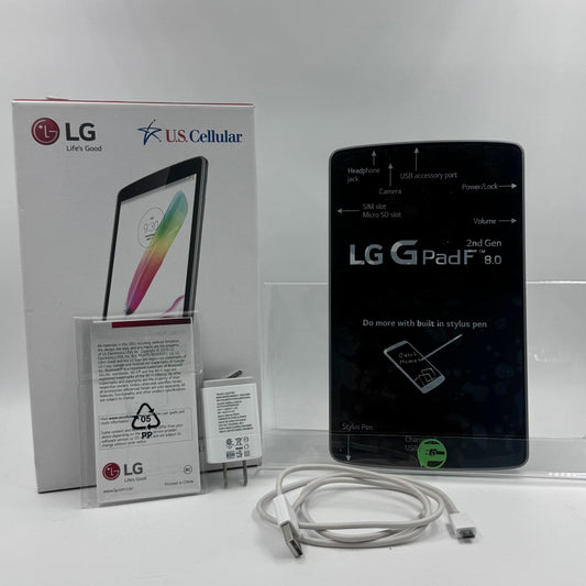 New WiFi Only LG G PadF 2nd Gen 16GB Black UK495