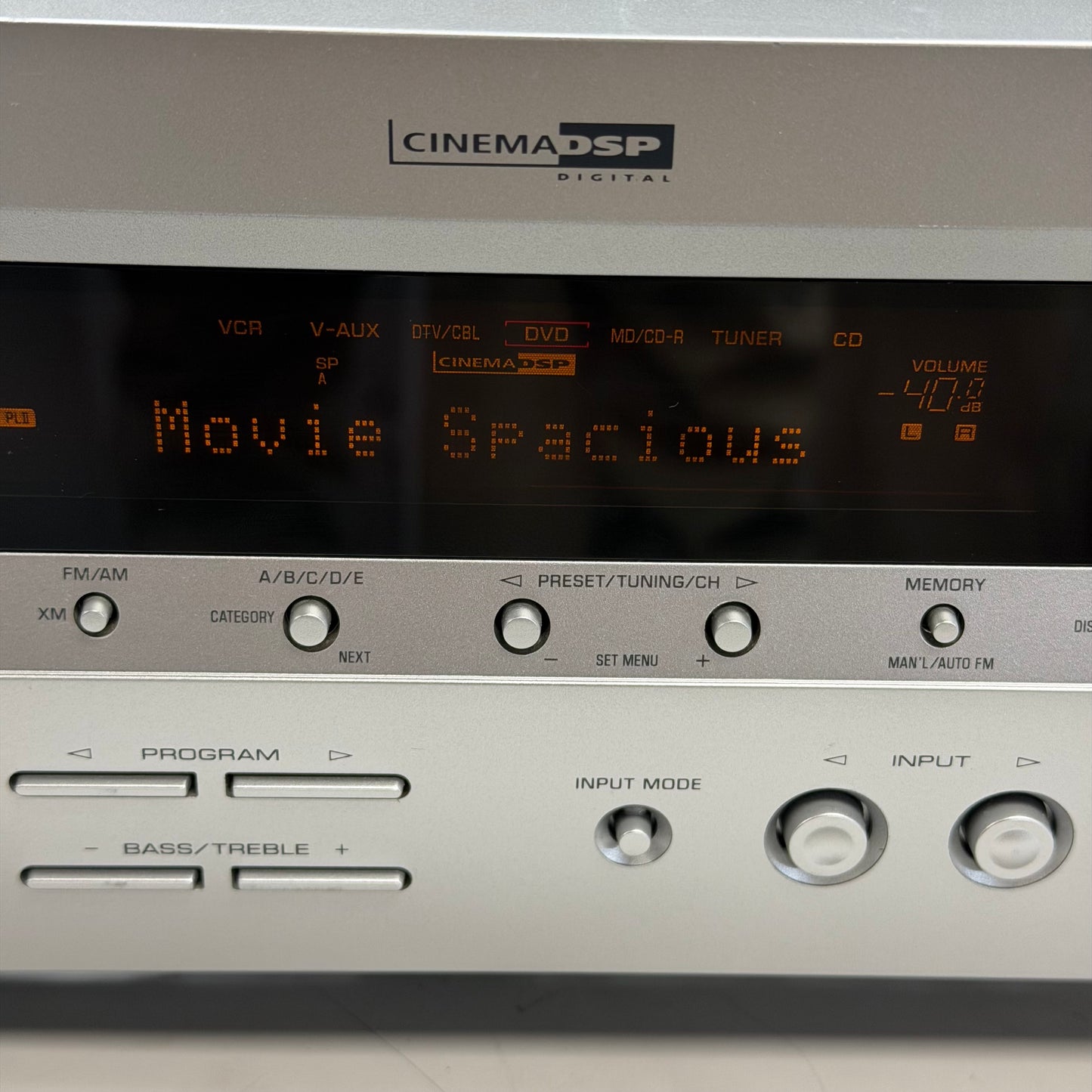 Yamaha Natural Sound AV Receiver HTR-5930 Silver