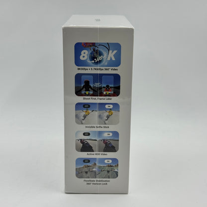 New Insta360 X4 72MP 8k 360 Action Camera