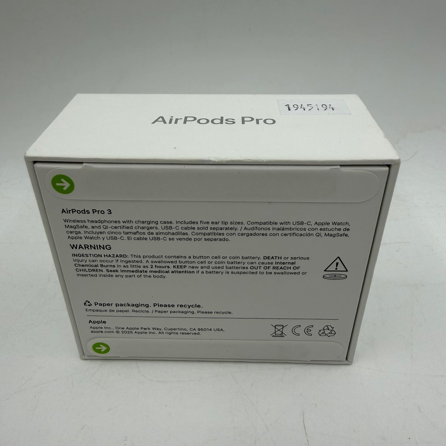 New Apple AirPods Pro 3rd Gen with MagSafe Charging Case A3122 A3064 A3063 
