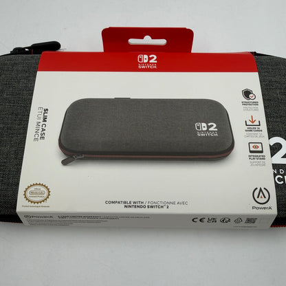 PowerA Switch 2 Slim Gray Travel Case For Switch