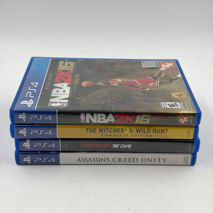 Lot of 4 Sony PlayStation 4 PS4 Games