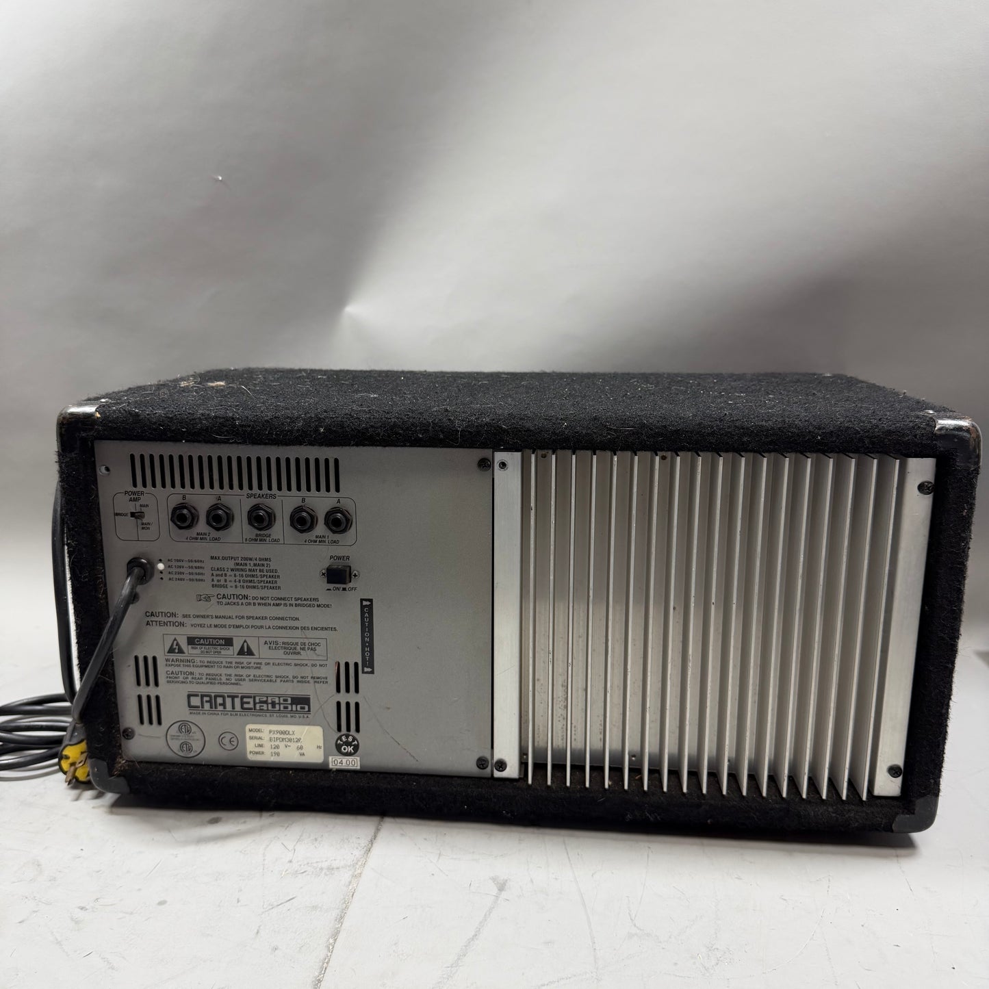 CREAT PRO AUDIO Audio Dual Amp Powered Mixer Wired PX900DLX