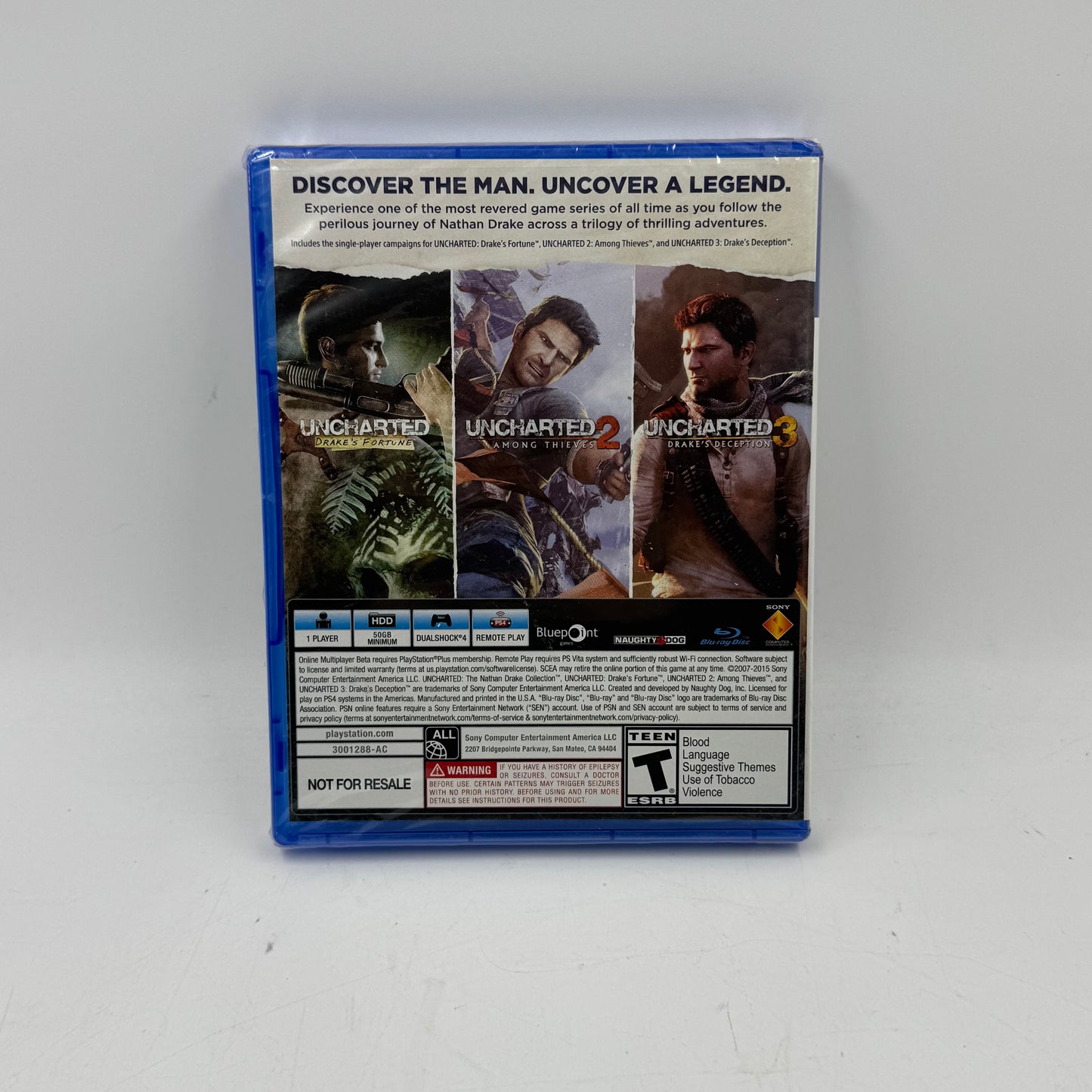 New Uncharted The Nathan Drake Collection (Sony PlayStation 4 PS4, 2015)