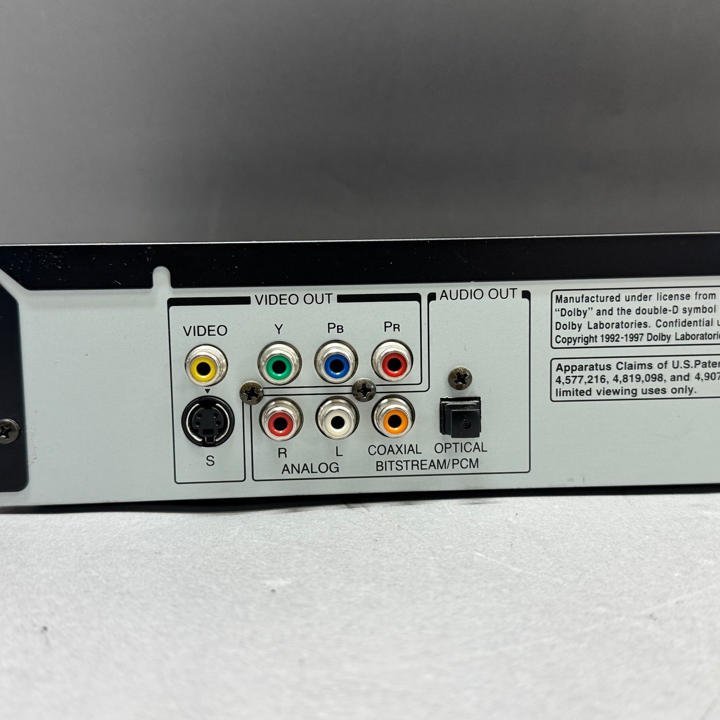 Toshiba SD-2800KU DVD Player