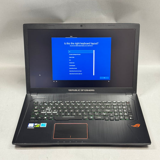 Asus ROG Strix GL753 17.3" i7-7700HQ 2.8GHz 16GB RAM 1TB SSD GeForce GTX 1050