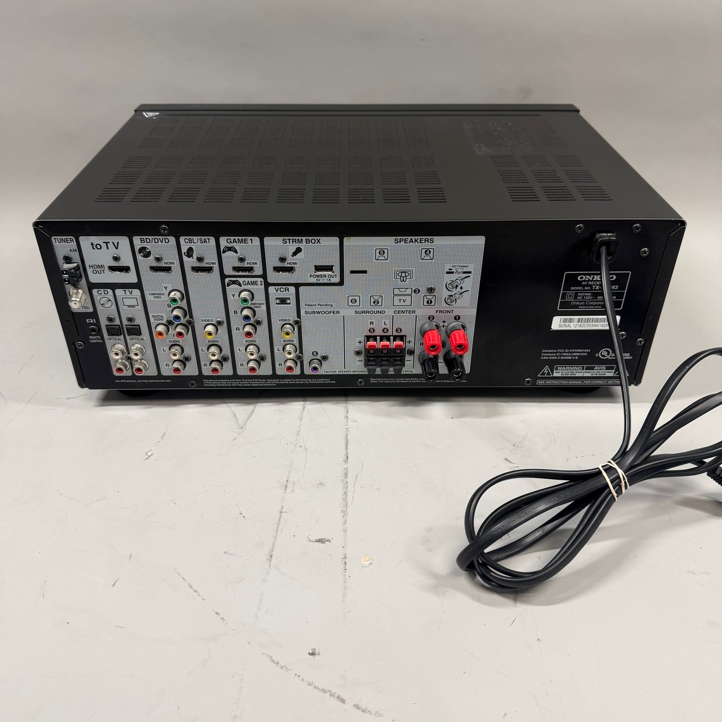 Onkyo AV Receiver TX-SR343