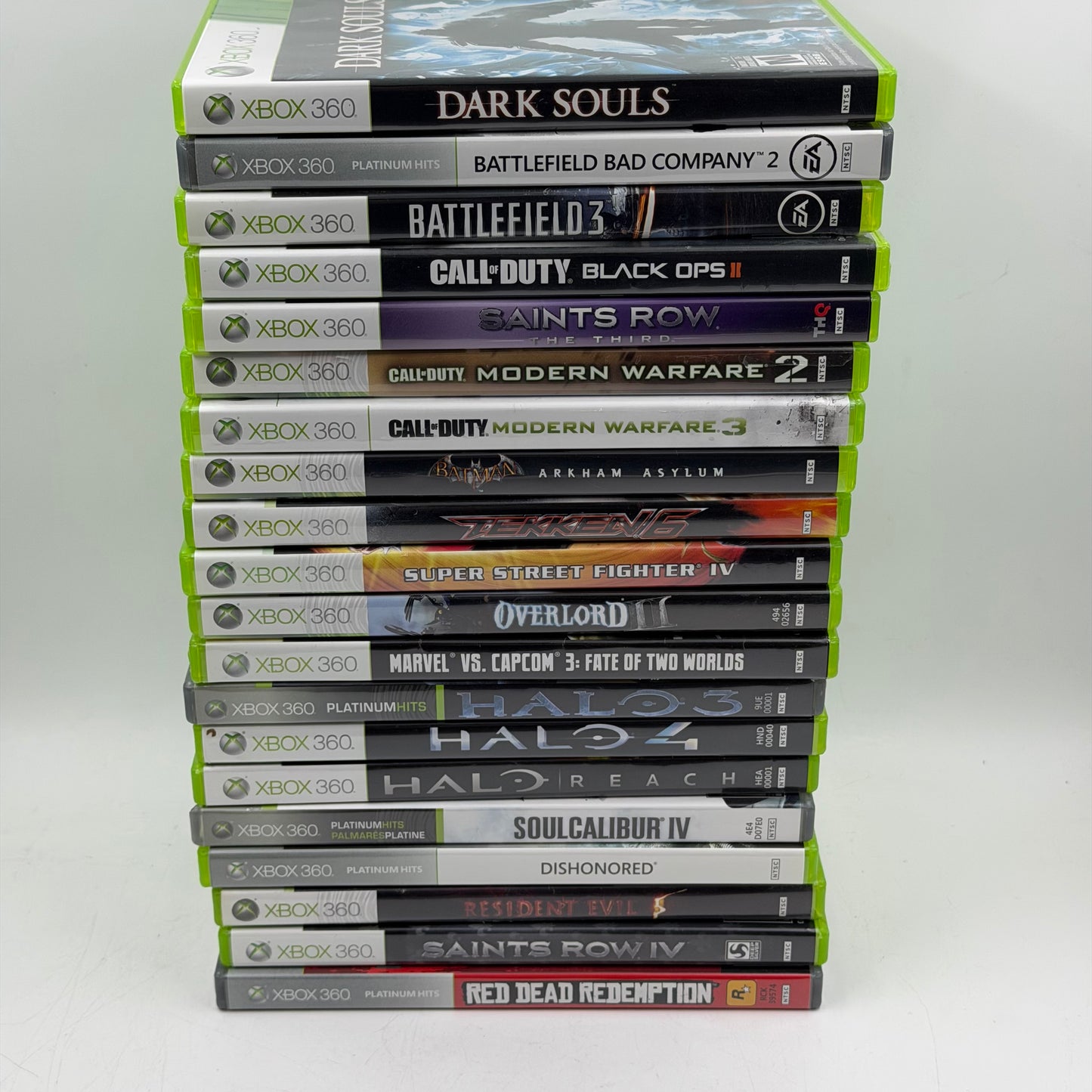 Lot of 20 Microsoft Xbox 360 Games Featuring Platinum Hits