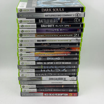 Lot of 20 Microsoft Xbox 360 Games Featuring Platinum Hits