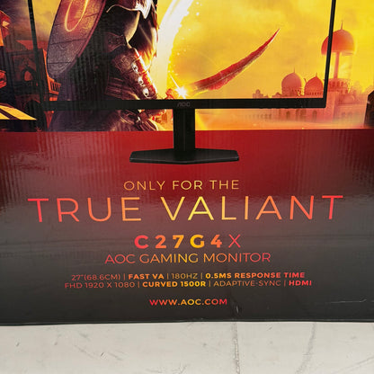 AOC 27" C27G4X FHD LCD VA Curved Gaming Monitor