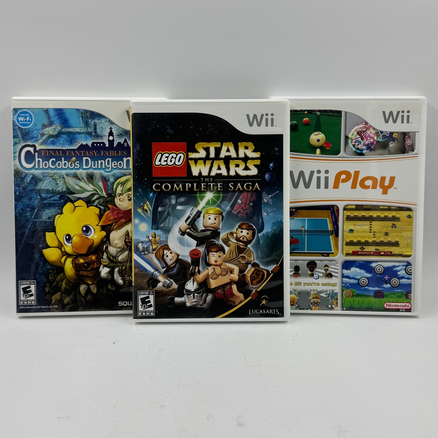 Lot of 3 Nintendo Wii Games