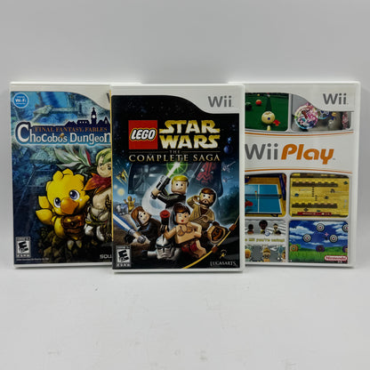 Lot of 3 Nintendo Wii Games