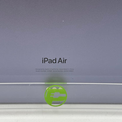 WiFi Only Apple iPad Air 5th Gen 64GB 18.4.1 Purple MME23LL/A