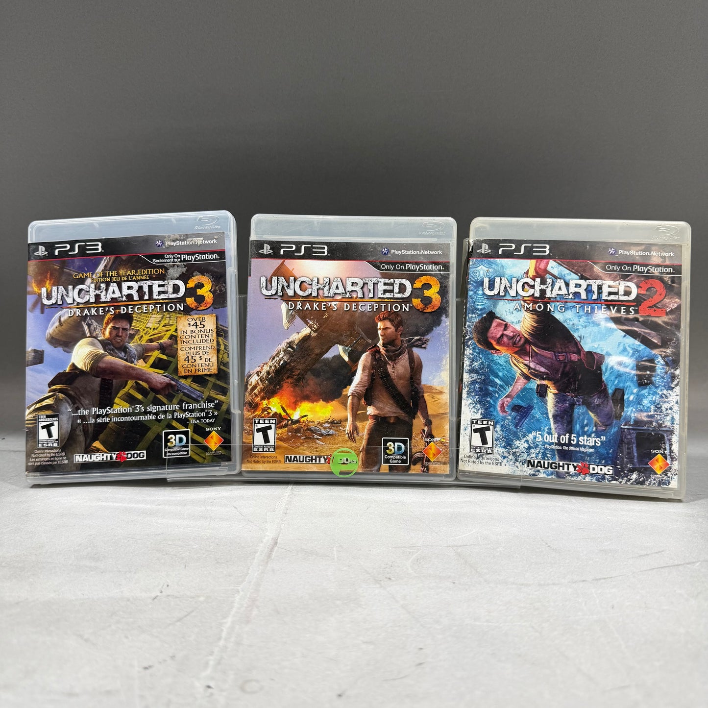 Uncharted Bundle Sony PlayStation 3 Games