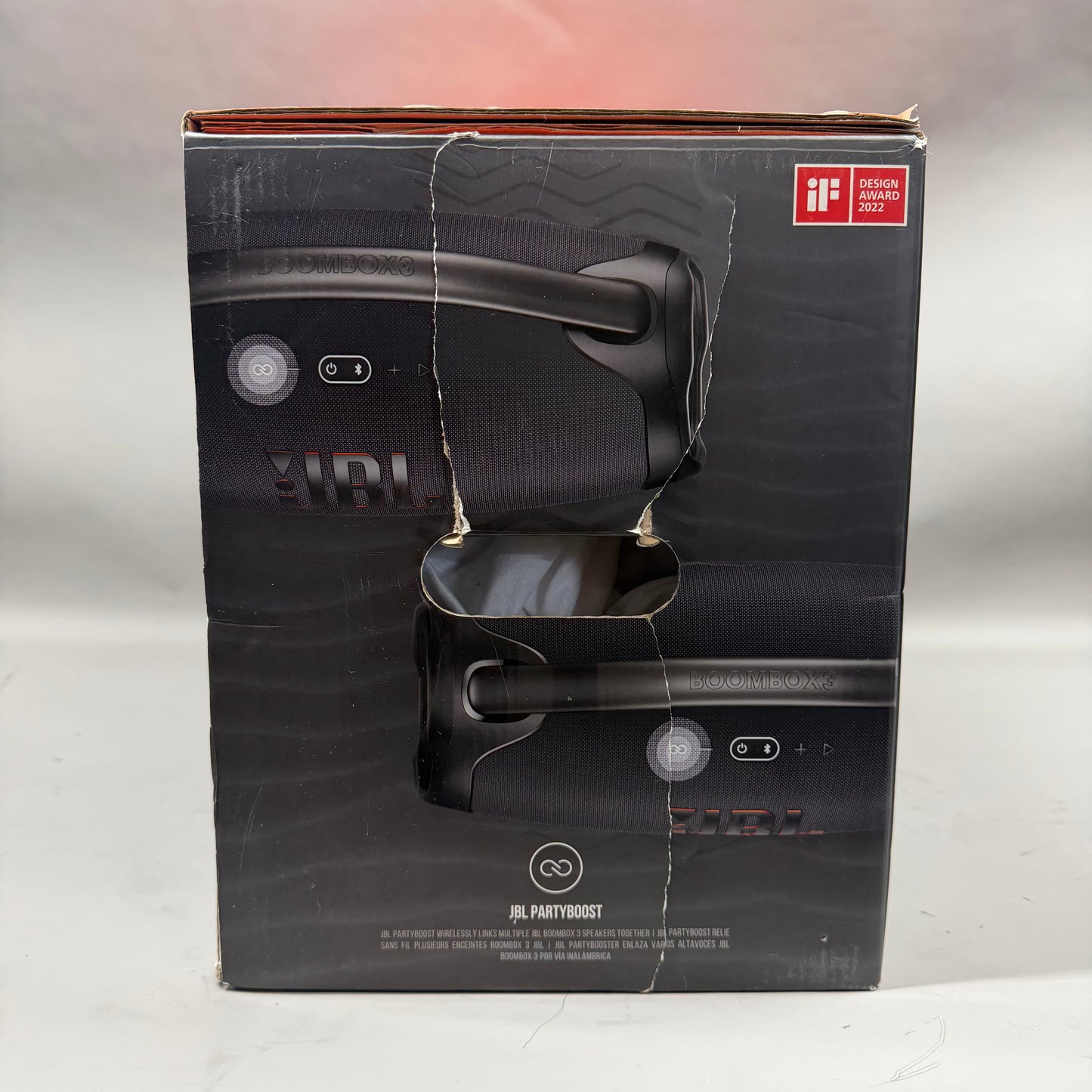 JBL Boombox 3 Portable Party Speaker Black JBLOOMB0X3BLKM