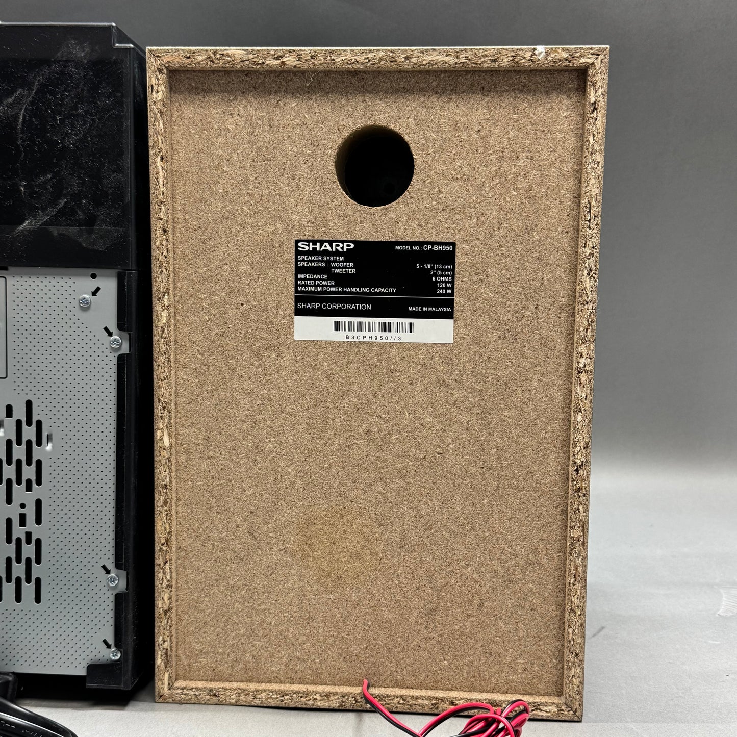 Sharp CD-BH950 Speakers