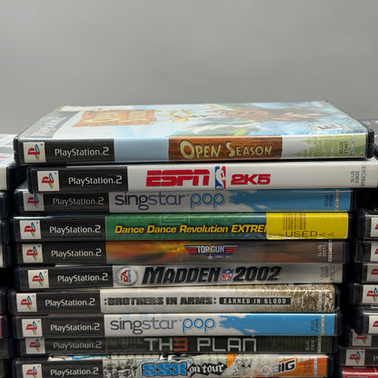 Lot of 100 Sony PlayStation 2 PS2 Games UNTESTED