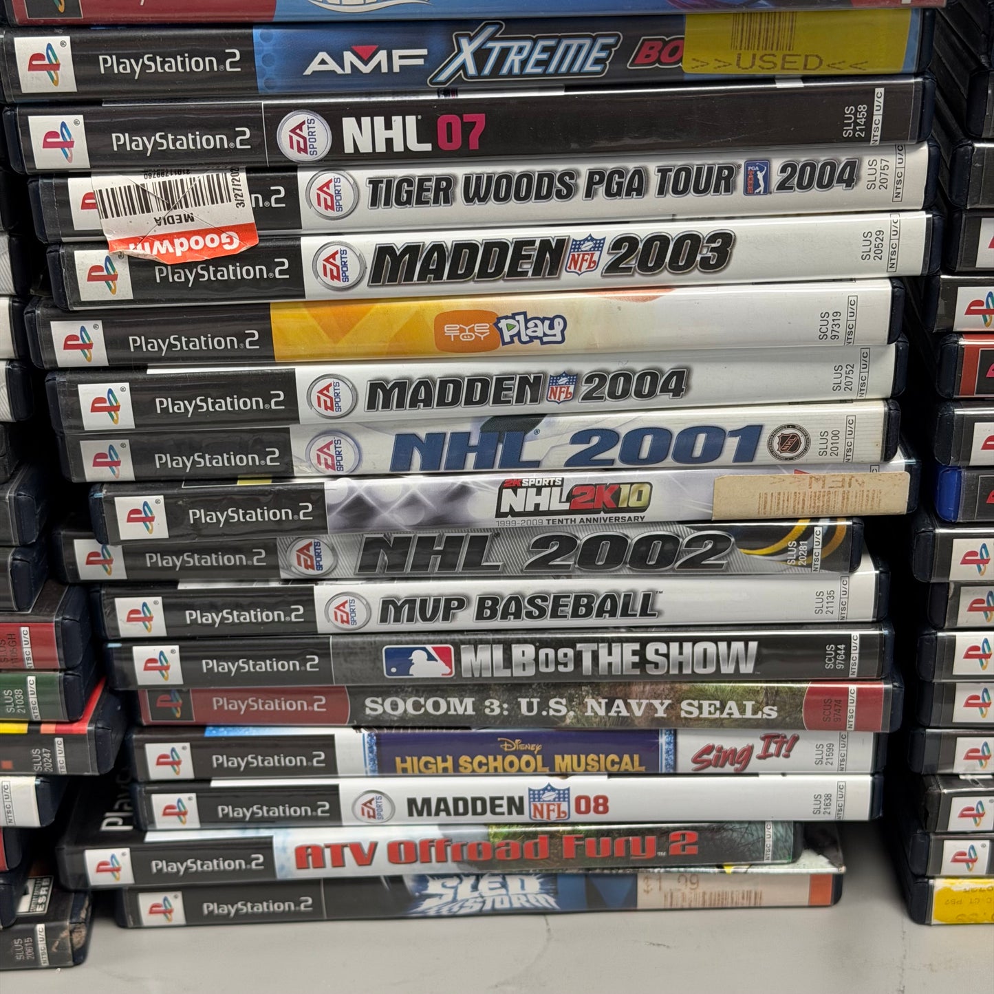 Lot of 100 Sony PlayStation 2 PS2 Games UNTESTED