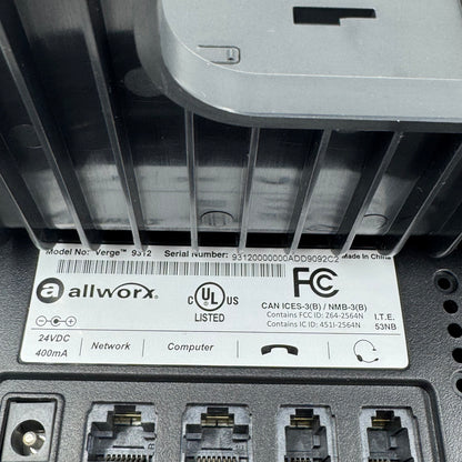 Allworx Verge 9312 Wired IP Phone
