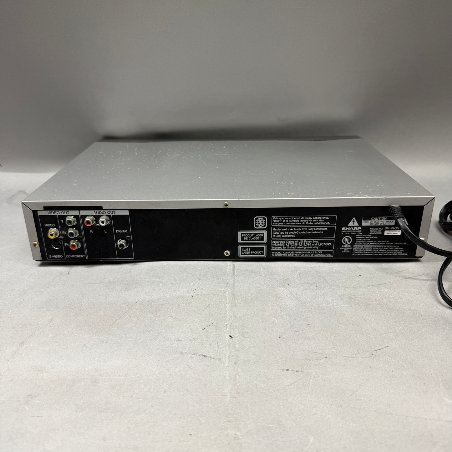 Sony DVD/CD/Video CD Player Wired DV-740DU