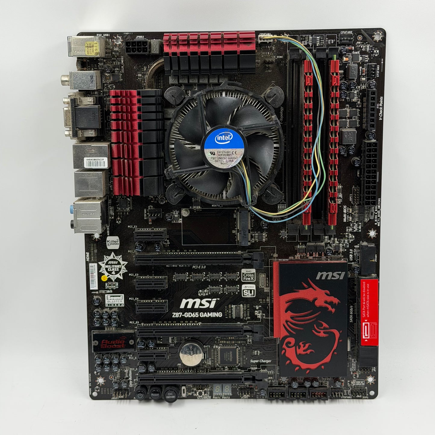 MSi Z87-GD65  Gaming LGA 1150 ATX Intel Core i5-4670K 4GB DDR3 Motherboard Combo