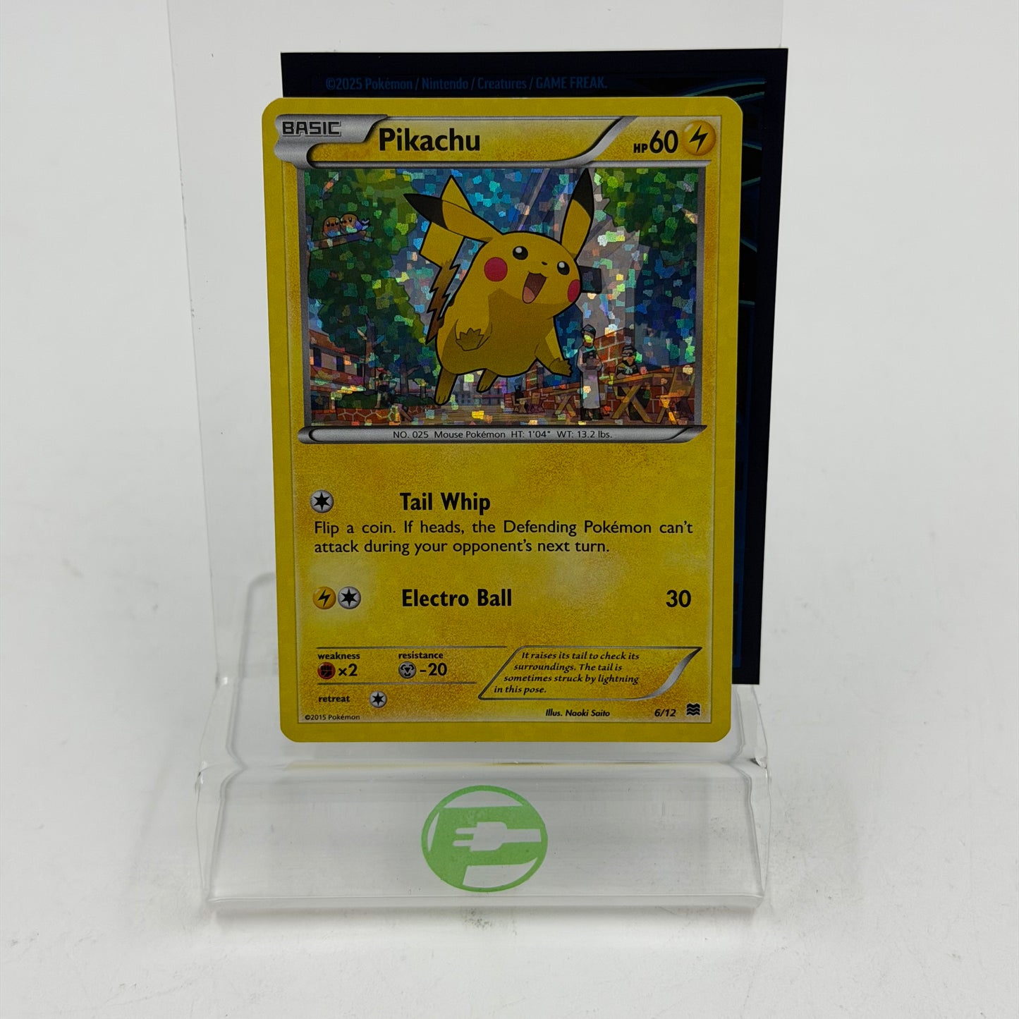 Pokémon TCG Mc Donalds Promo Pickachu 6/12 Holo English