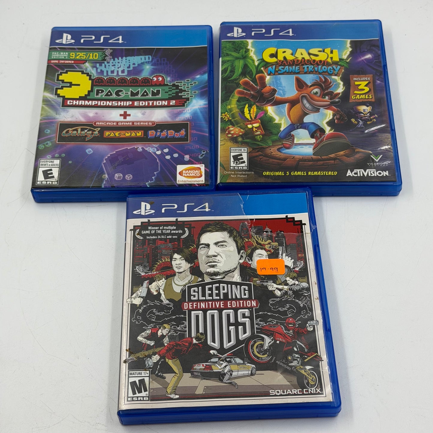 Lot of Sony 3 PlayStation 4 PS4 Game Bundle