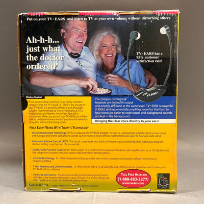 New Tv Ears 1.0 Wireless 11641