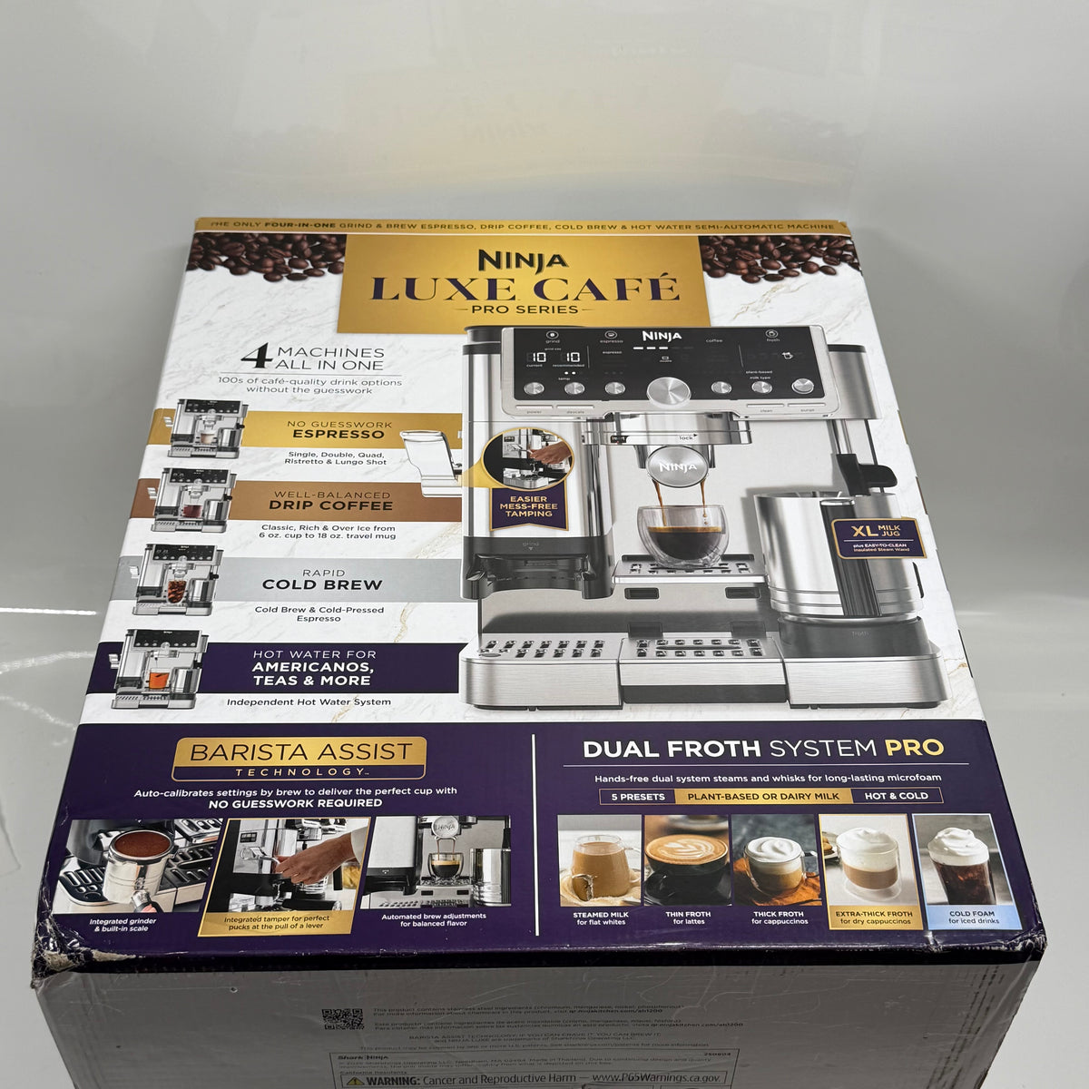 New Ninja Luxe Cafe Pro Barista Assist ES701
