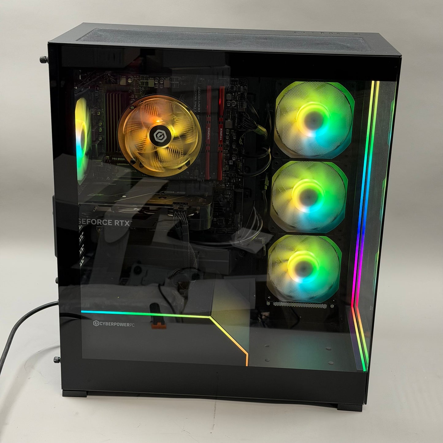 CyberPower Custom PC Ryzen 5 5500 3.60GHz 16GB RAM 1TB SSD ASUS GeForce RTX 4060