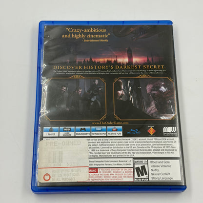 The Order: 1886 (Sony PlayStation 4 PS4, 2015)