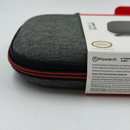 PowerA Switch 2 Slim Gray Travel Case For Switch
