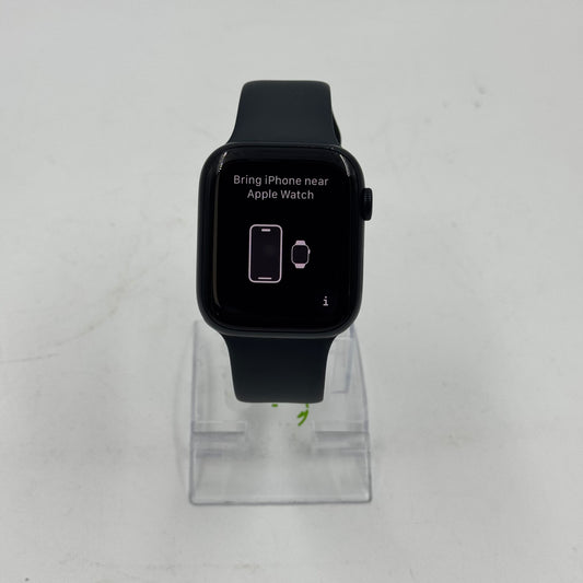 Unlocked Apple Watch Series 9 45MM Black Aluminum Black Sport Band A2984