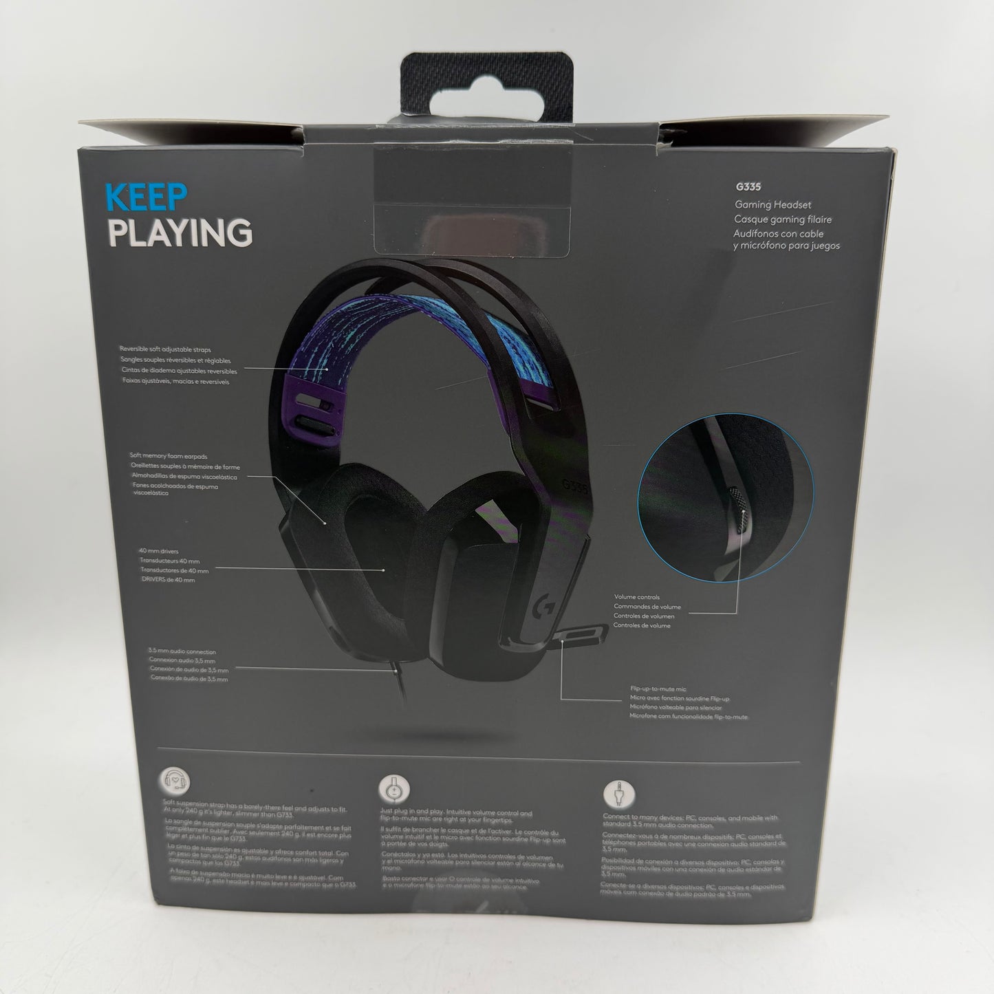 Logitech G335 Black A00141 Wired Gaming Headset Multi-Platform