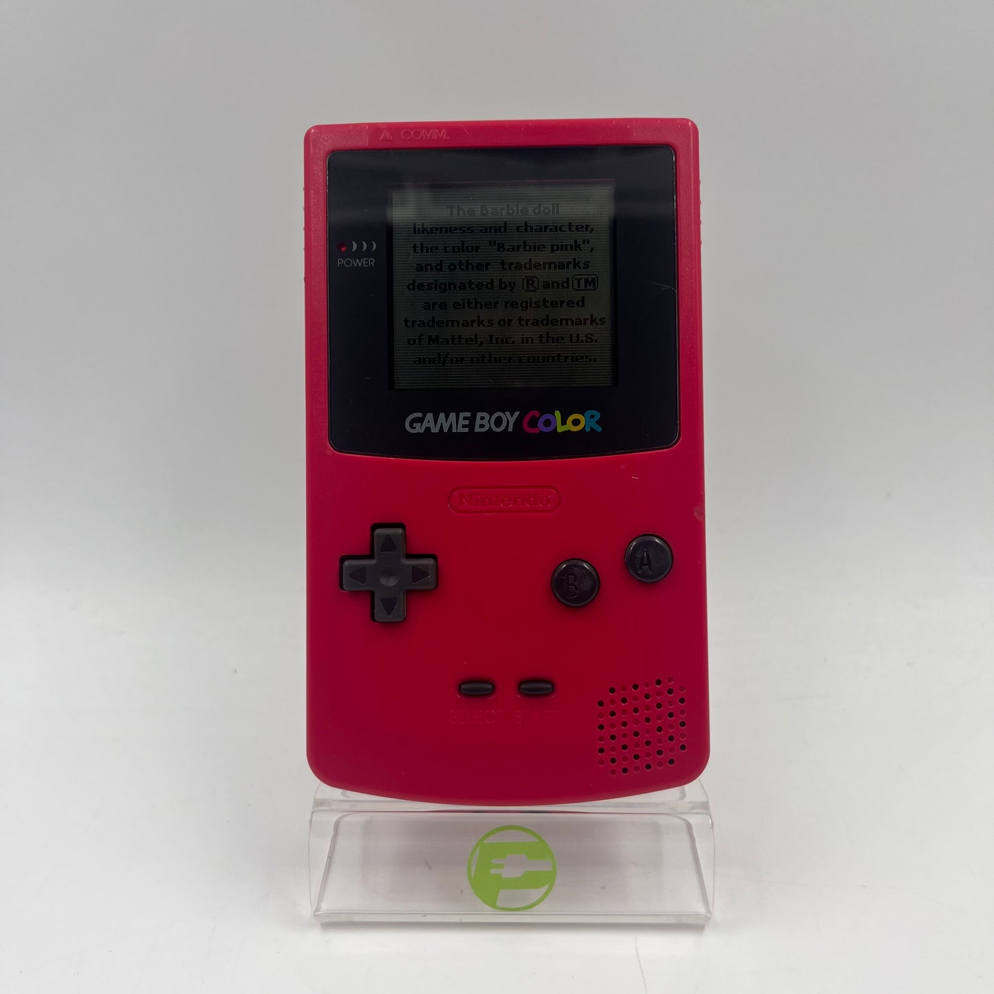 Nintendo Game Boy Color CGB-001 Strawberry