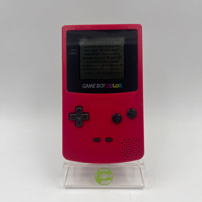 Nintendo Game Boy Color CGB-001 Strawberry