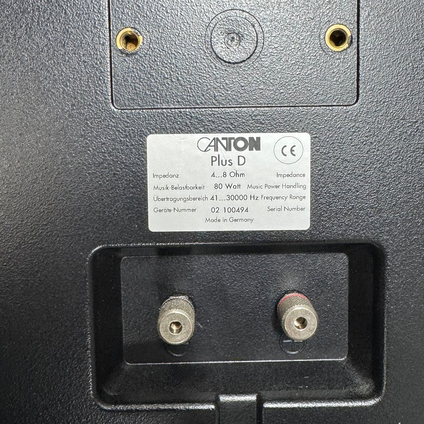 Canton AV 700 Speaker System Black