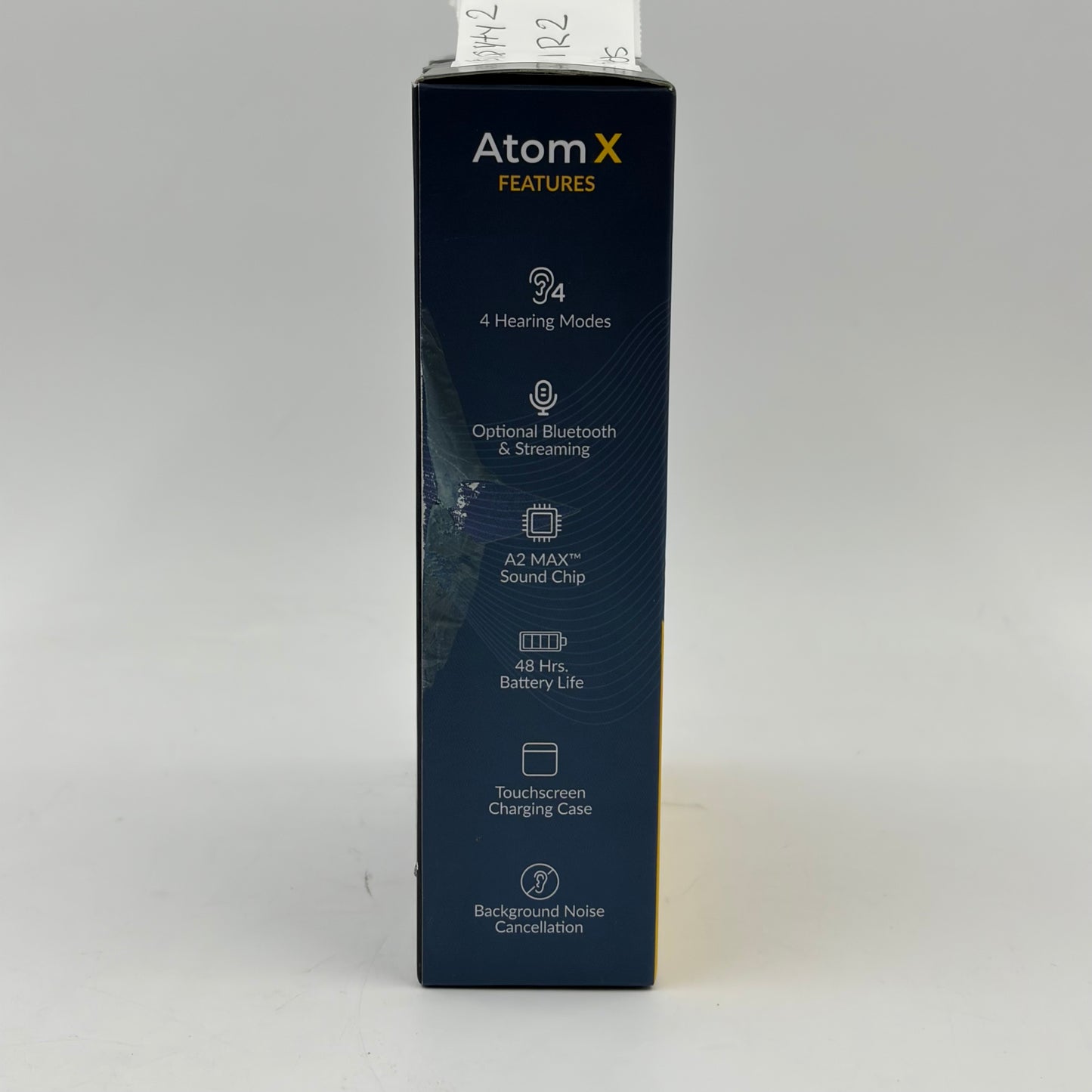New Audien Hearing Atom X Hearing Aid White