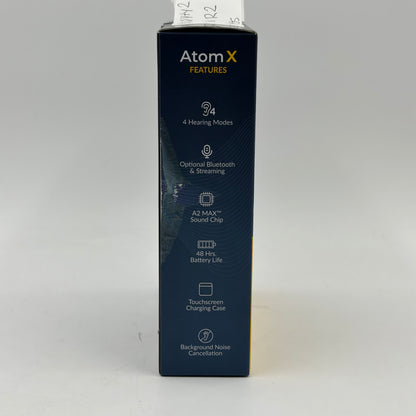 New Audien Hearing Atom X Hearing Aid White