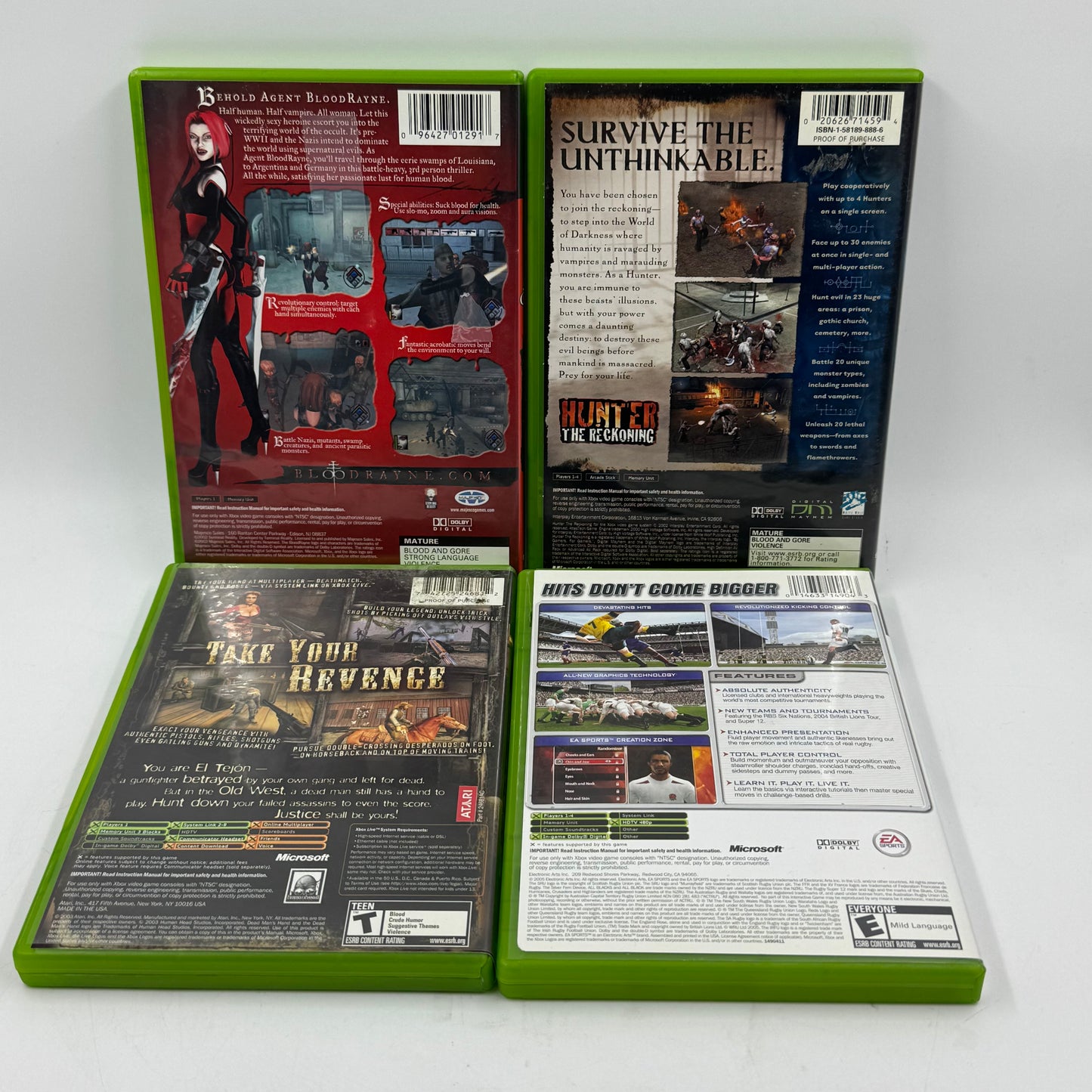 Lot of 4 Microsoft Original Xbox Games