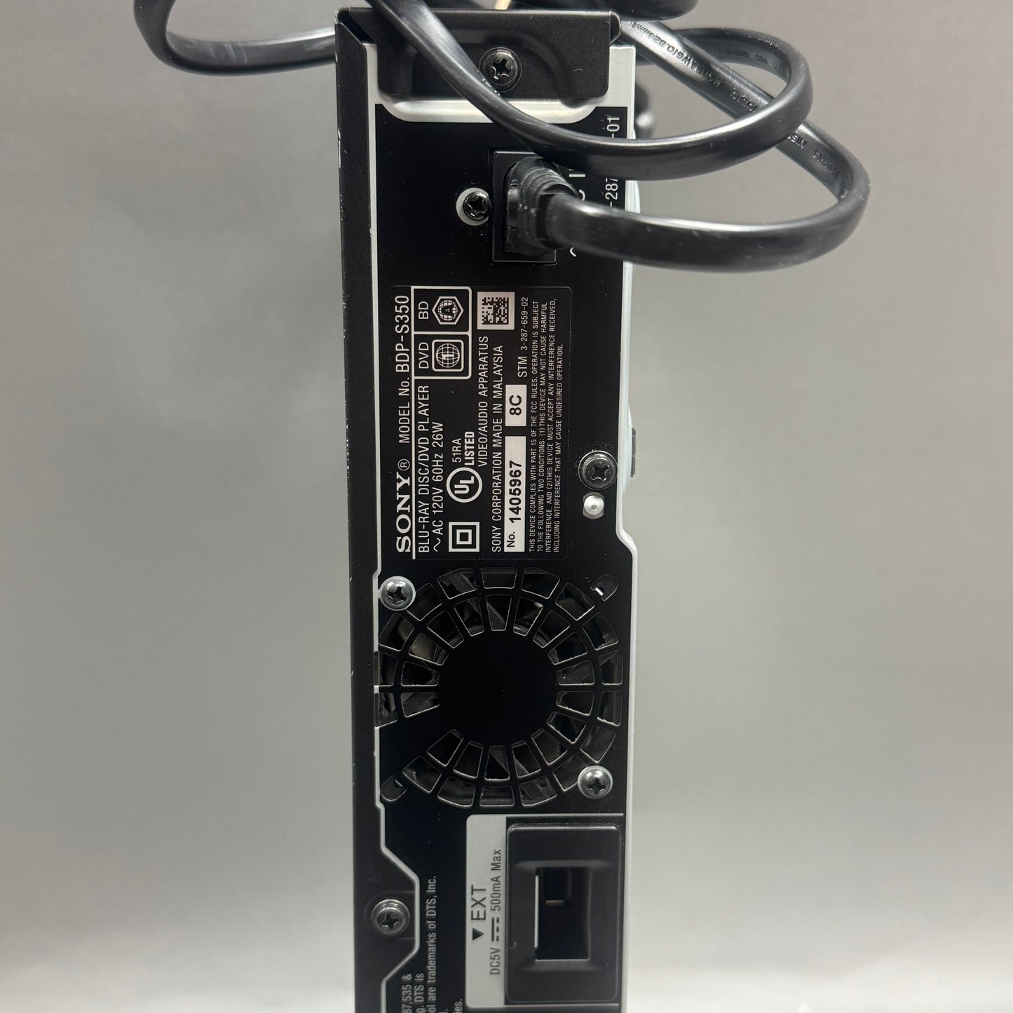 Sony BDP-S350 DVD Player