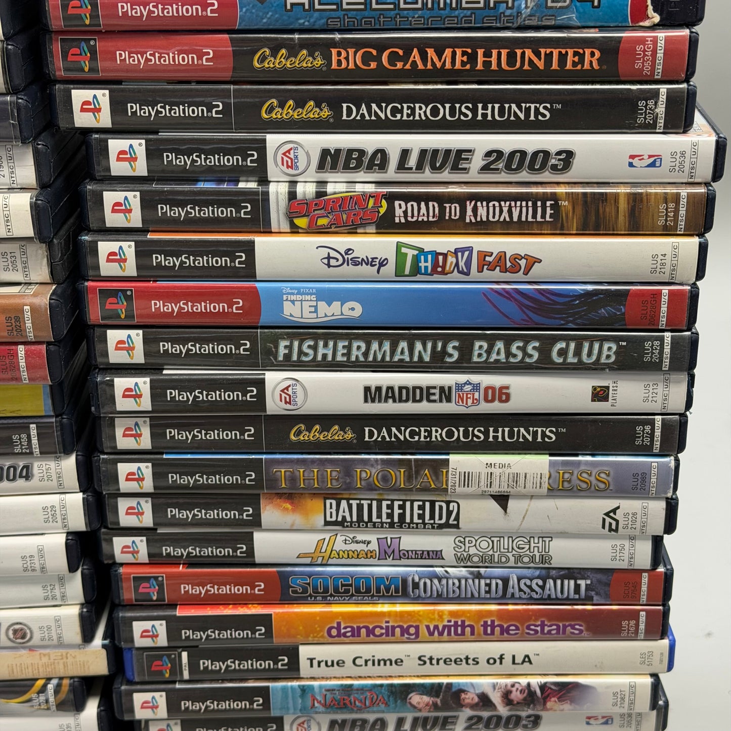 Lot of 100 Sony PlayStation 2 PS2 Games UNTESTED