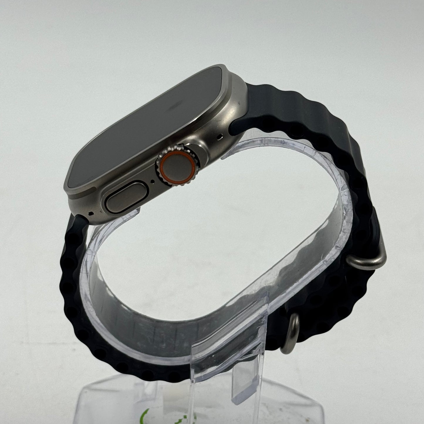 Unlocked Apple Watch Ultra 49MM Natural Titanium Black Sport Band A2622