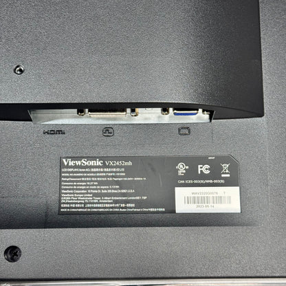 ViewSonic Full HD Widescreen LCD Monitor VX2452MH