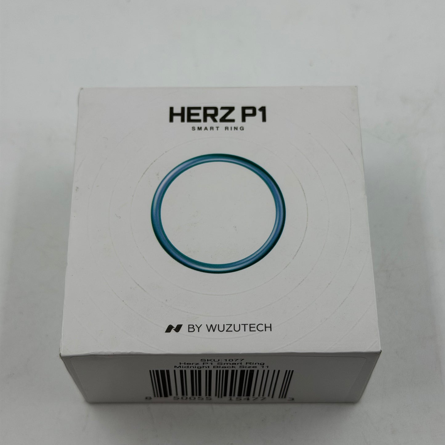 WUZUTECH Herz P1 Smart Ring Midnight Black Size 11