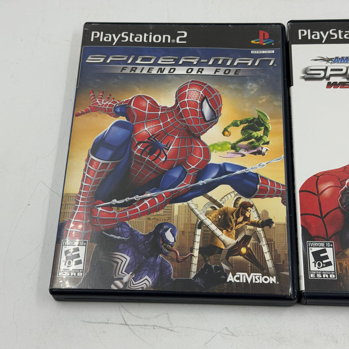Series of 3 Spiderman Sony PlayStation 2 PS2 Games
